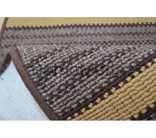 Синтетична килимова доріжка Дарничанка горіх black (Saba 10) - Висока якість за найкращою ціною в Україні зображення 2.